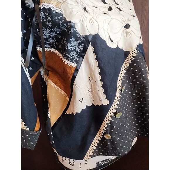 Scott August By O’Dell House Multi Media Mixed Print Plus Size 1X Vintage Artsy - Picture 3 of 14